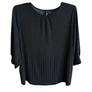 Adrianna Papell Women’s Polkadot Blouse